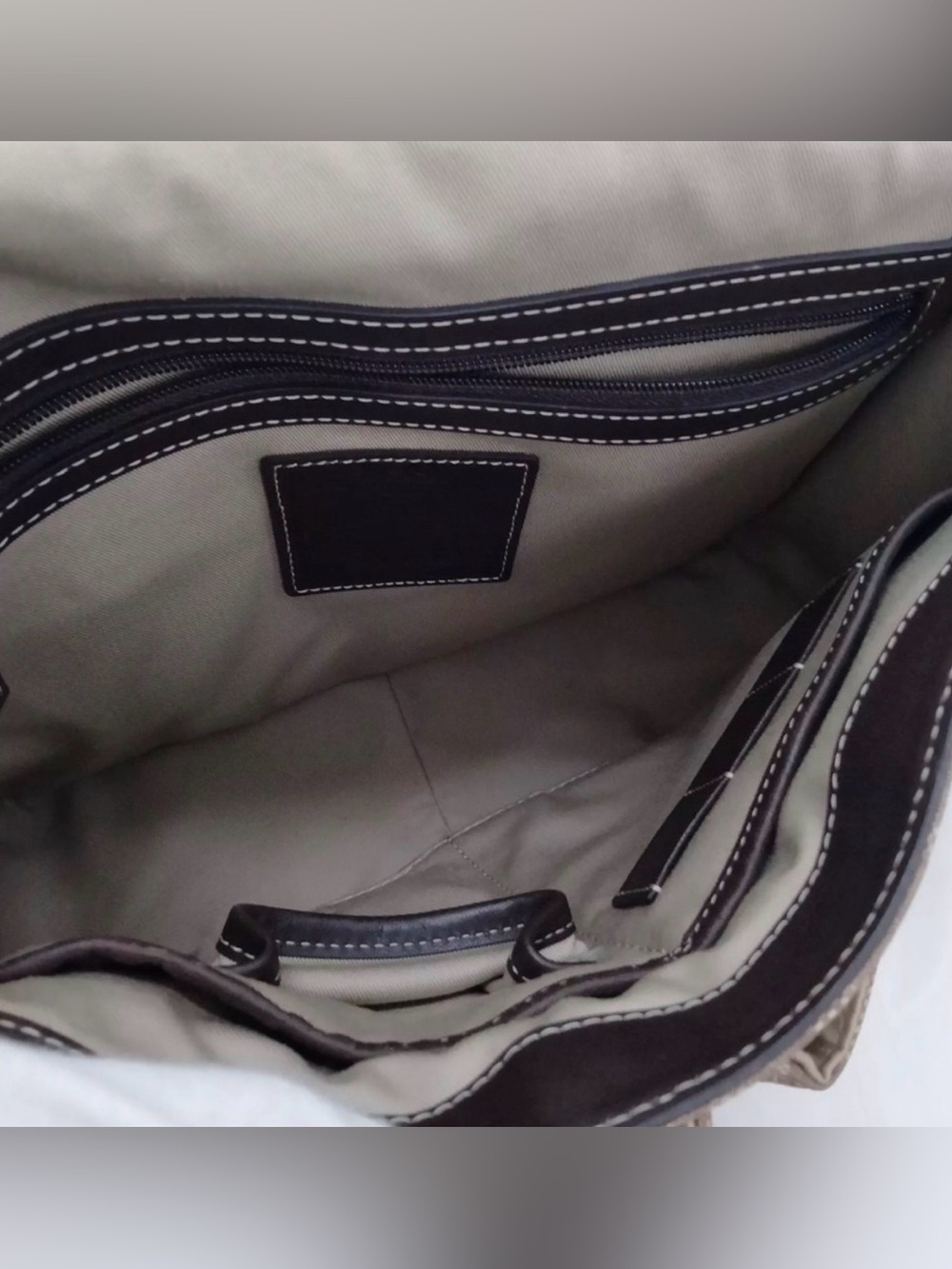 COACH 2010 Heritage Stripe Signature Large Crossbody/Shoulder Bag 😍🔥 - Picture 5 of 14